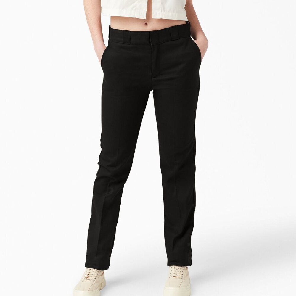 NWOT DICKIE'S Slim Fit Work Twill Pants 776F Flex Fabric Size 6 | 32" Inseam